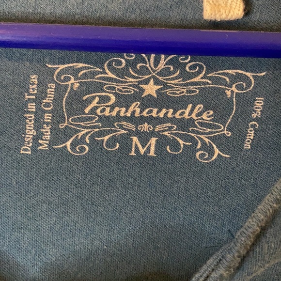 Panhandle Heather Tie-Front Tee - Picture 3 of 4